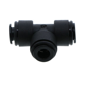 John Guest Union Tee BLACK ACETAL - 8mm