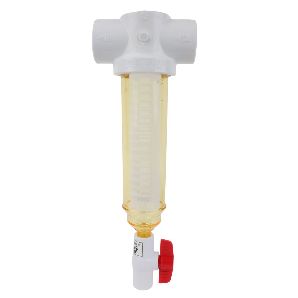 Rusco Chemically Resistant Spin Down Filter T Style 1-1/2" PE - 30 Mesh [533 micron]