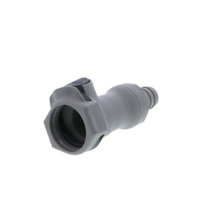 60700 NSF Valved In-Line Hose Barb Coupling Body 1/2 ID Barb