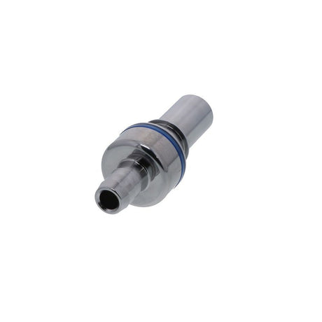 LQ6D22006BLU Valved In-Line Liquid Cooling Coupling Insert 3/8 ID Barb Cool Blue