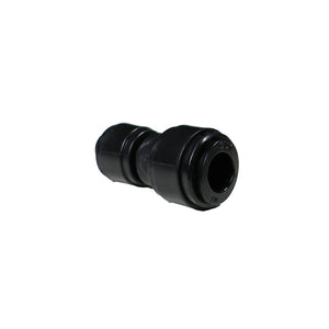 NeoFit - Acetal Black Union Connector 3/8" tube x 1/4" tube