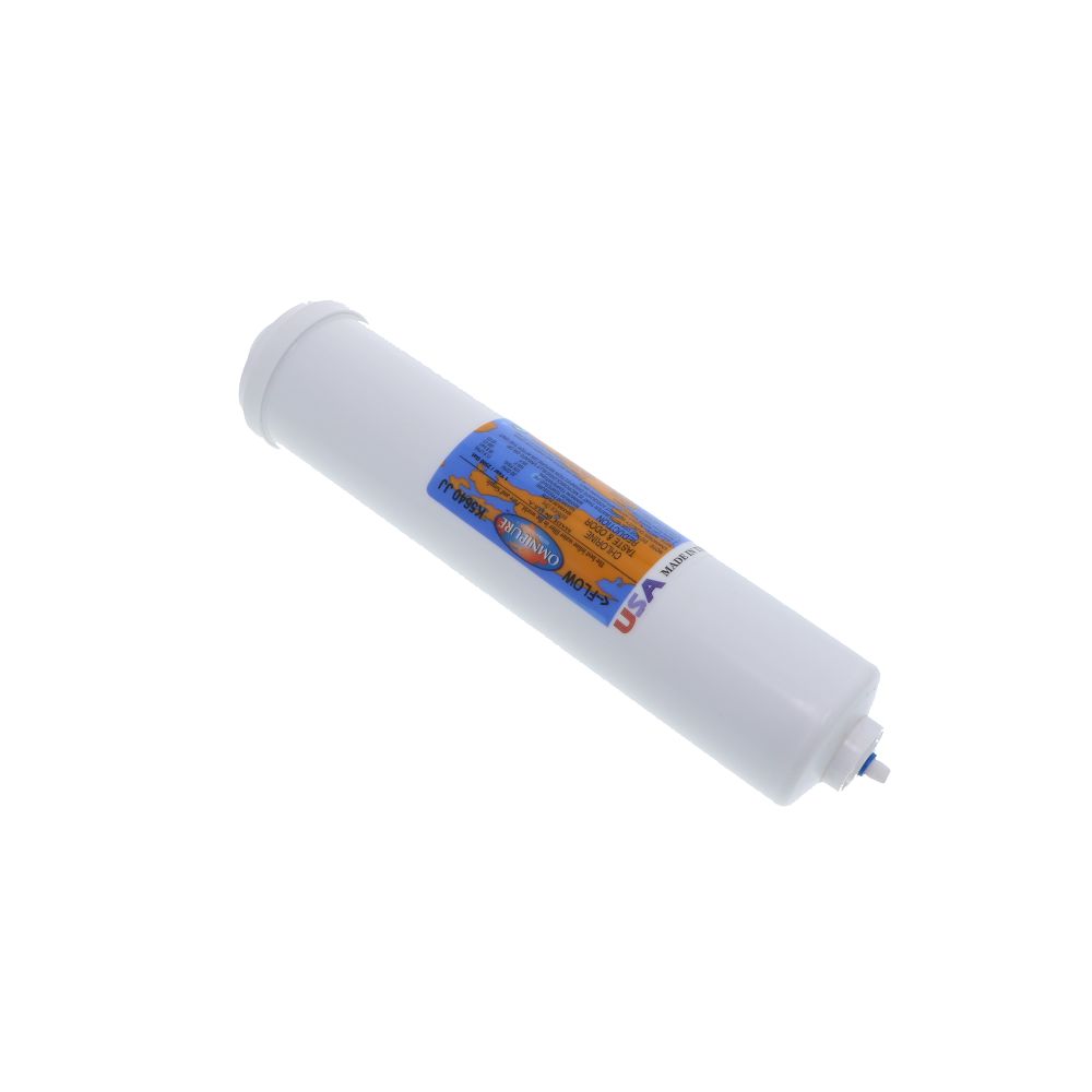 Omnipure K5633-JJ/K5640-JJ Inline GAC 12" x 2.5" Postfilter 1/4 tube