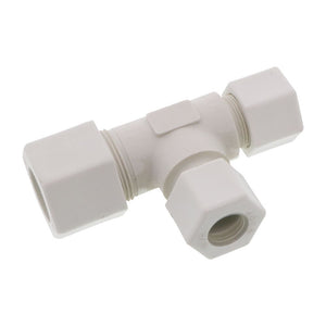 JACO 70-14-10-10-P-PG Polypropylene Union Tee 7/8 OD Tube x 5/8 OD Tube x 5/8 OD Tube
