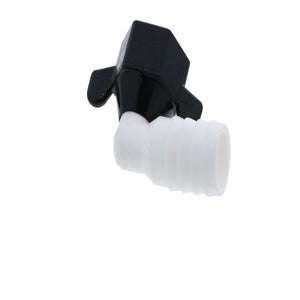 SHURflo 234-3946 Wingnut Swivel Elbow 1/2 FNPT x 3/4 BARB Poly