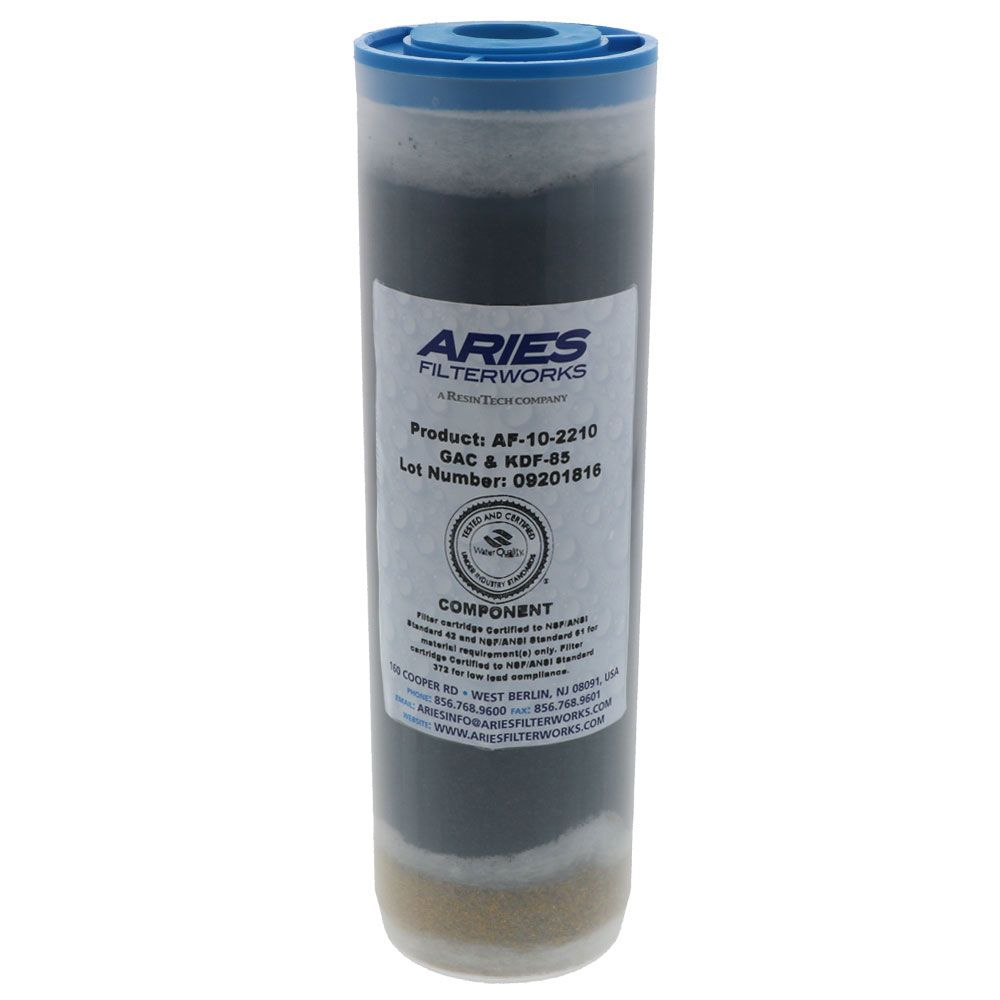 Aries AF-10-2210  Coconut Shell GAC Cartridge 2.5 x 10
