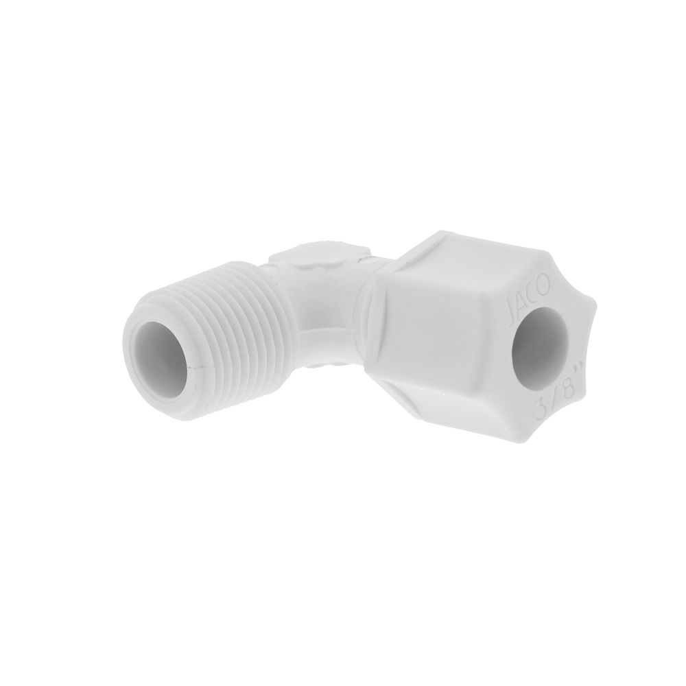 JACO 40-6-6-P-O Nylon Male Elbow 3/8 OD Tube x 3/8 MPT