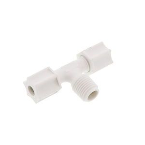 JACO 60-4-4-P-PG Polypropylene Male Branch Tee 1/4 OD Tube x 1/4 MPT