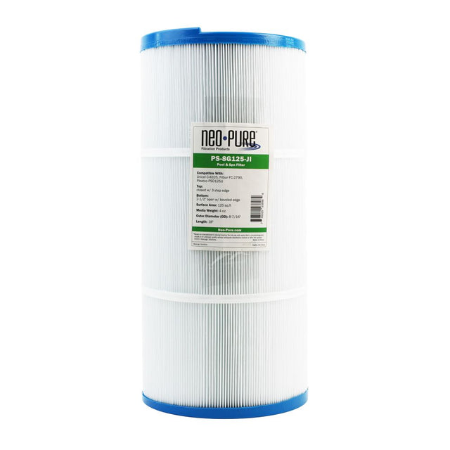 Neo-Pure PS-8G125-JI Pool and Spa Filter 8-7/16" x 18"
