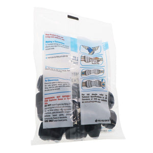 John Guest Fixed Elbow NPTF Black Polypropylene - 3/8 x 3/8 NPTF