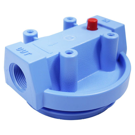 Pentek 154116 Blue Mounting Bracket Cap for Standard Housings w/ PR - 3/4" FPT