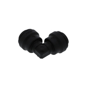 John Guest Union Elbow Black Polypropylene  - 1/4