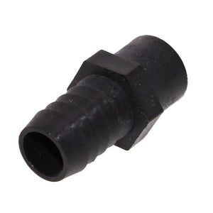 Female Barb Adapter - 5/8 barb x 1/4 FNPT - Black Polypropylene