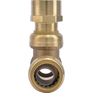 SharkBite® U464LF Lead-Free Brass Push-to-Connect Female Center Tee - 1" x 1" x 1" FPT