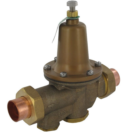 Watts 25AUB Pressure Regulator 1" Solder Double Union