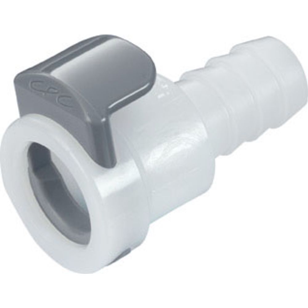 3/8 In-Line Hose Barb Non-Valved  Acetal [POM] Coupling Body