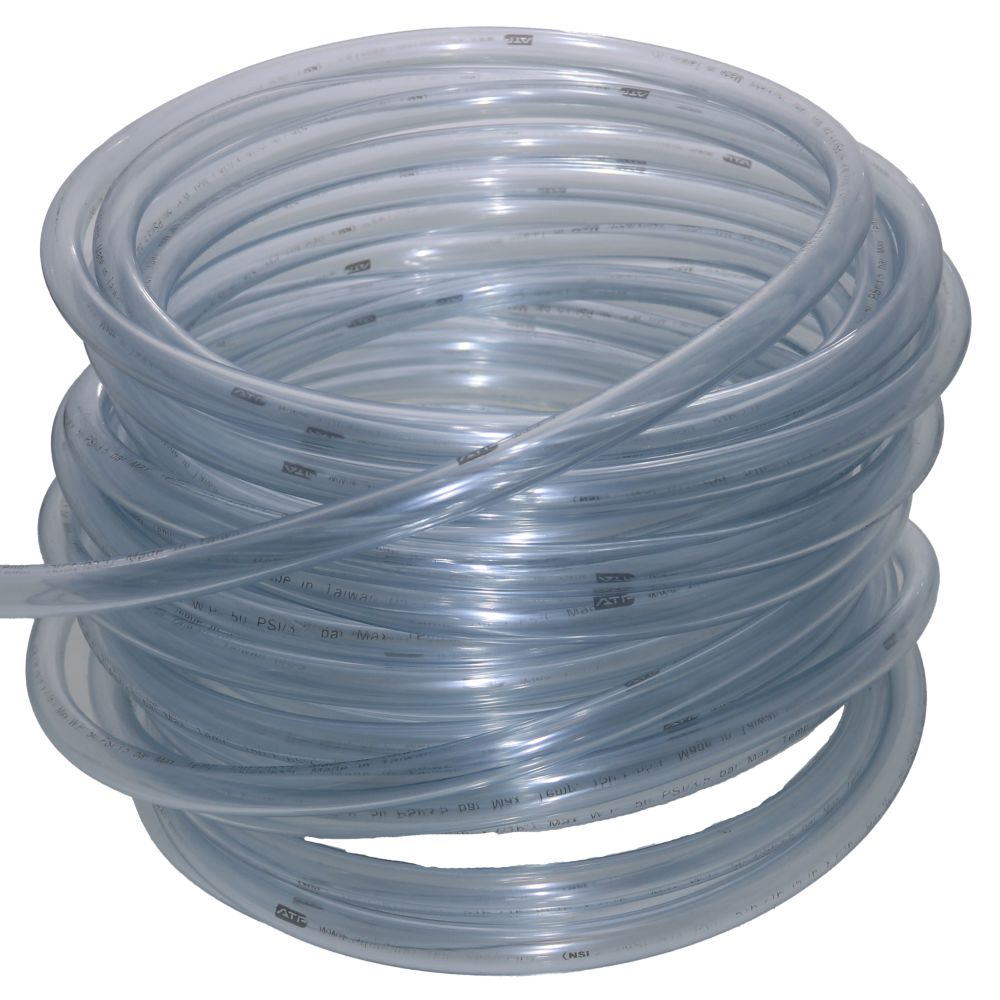 Clear Flexible PVC Tubing 5/16 ID x 7/16 OD
