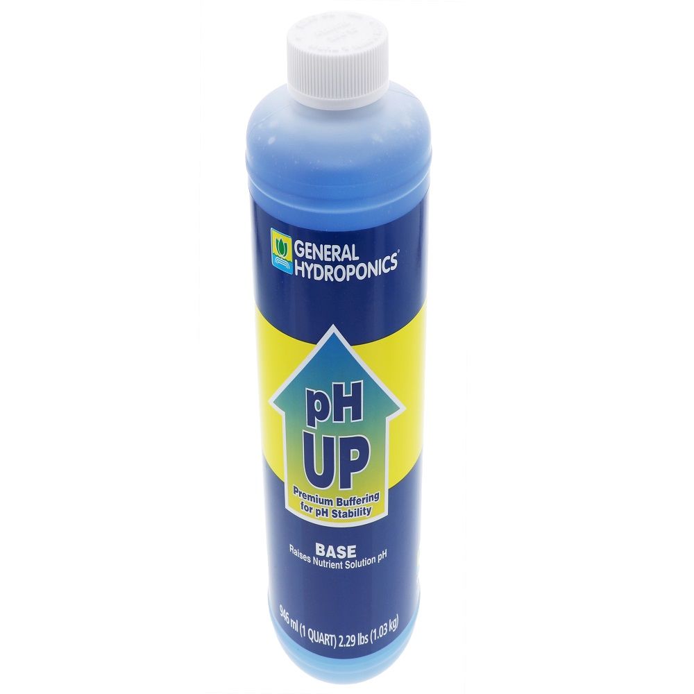 General Hydroponics GH1522 pH Up Liquid Quart