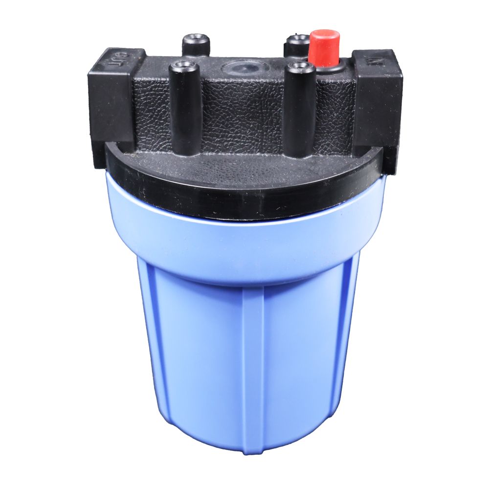 Pentek 5" Slim Line Water Filter Housing Black/Blue 1/2" FPT with PR