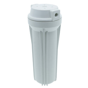 10" Neo-Pure SlimLine Filter Housing White 3/8" No Pressure Relief
