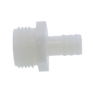 Male Garden Hose Barb Connector Nylon - 3/4 MGHT x 1/2 ID Barb