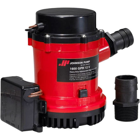 Johnson Heavy Duty - Submersible Bilge Pump 1600 GPH Ultima [with Ultima Switch]