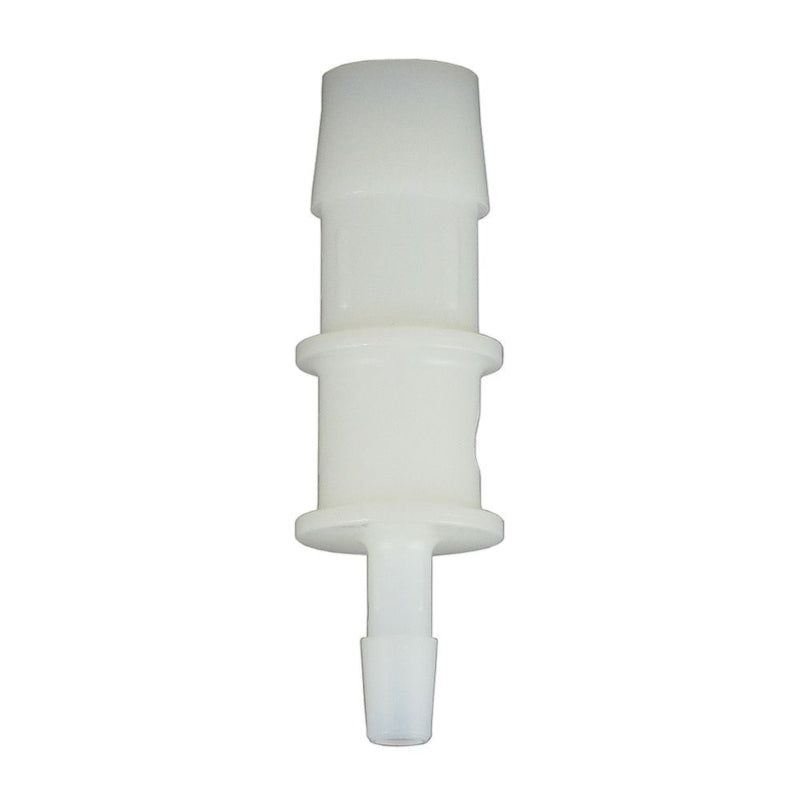 Reducer Barb Connector Natural Nylon - 5/8 ID x 1/4 ID