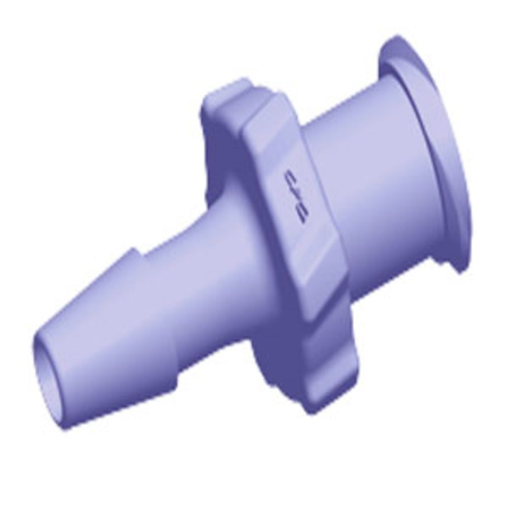 LF4191 Luer Fitting Purple Tint Polycarbonate Female Luer X 1/8 HB