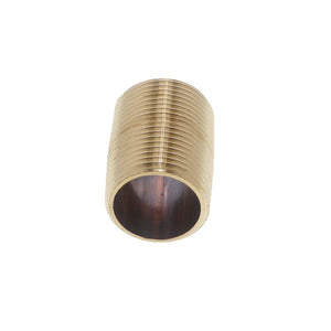 Brass Pipe Nipple Threaded 3/4 MPT x Close