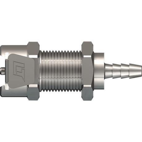 LinkTech 20CB Series Panel Mt. Female, Non-valved, 1/8" HB, Chrome Brass