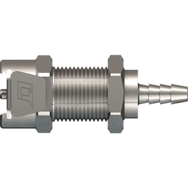 LinkTech 20CB Series Panel Mt. Female, Non-valved, 1/8" HB, Chrome Brass