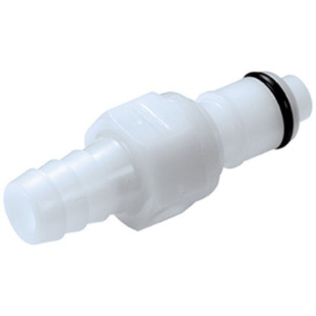 APCD22004 Valved In-Line Hose Barb Coupling Insert 1/4 ID Barb