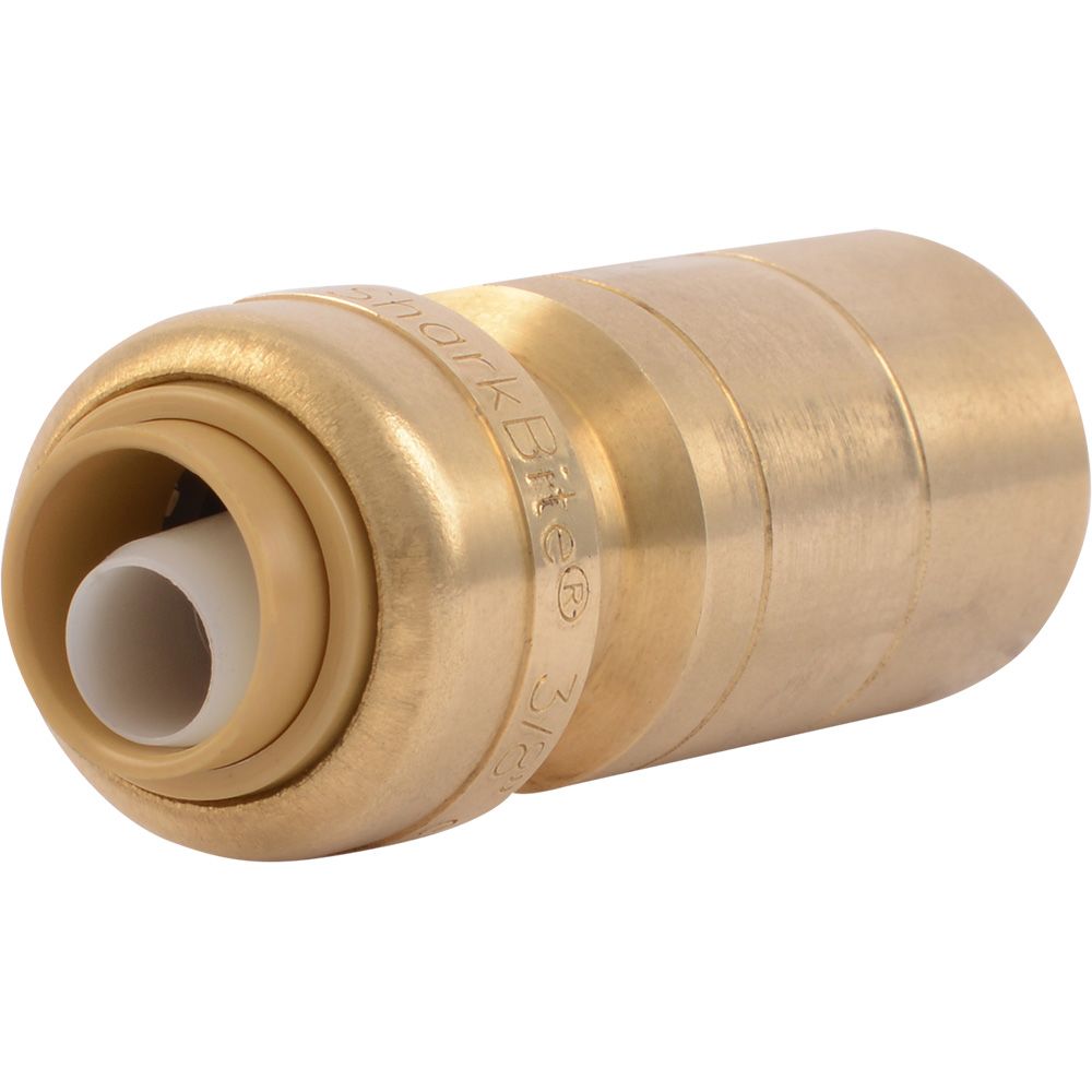 SharkBite® U721LF Lead-Free Brass Push-to-Connect Reducing Stem - 3/8" x 3/4" CTS