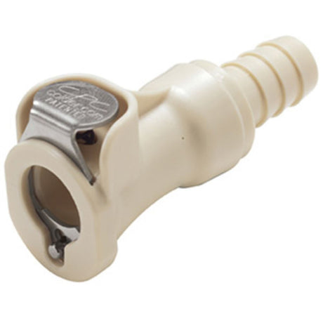 PLCD1700612 Valved In-Line Hose Barb Coupling Body 3/8 ID Barb