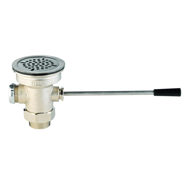 T&S Brass B-3972 Lever Waste Valve, 3-1/2" Sink Open