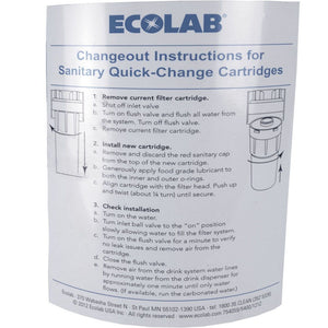 Ecolab ECO-T014S 14" CTO, Cyst, Scale 7 GPM 0.5 Micron