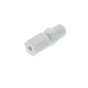 JACO 10-2-2-P-O Polypropylene Male Connector 1/8 OD Tube x 1/8 MPT