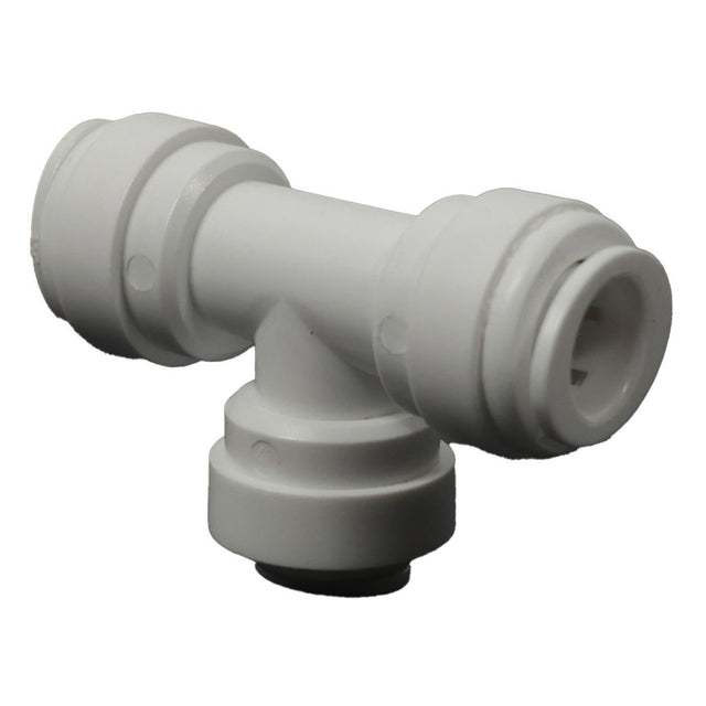 Tee Union Acetal 3/8 qc x 3/8 qc x 1/4 qc