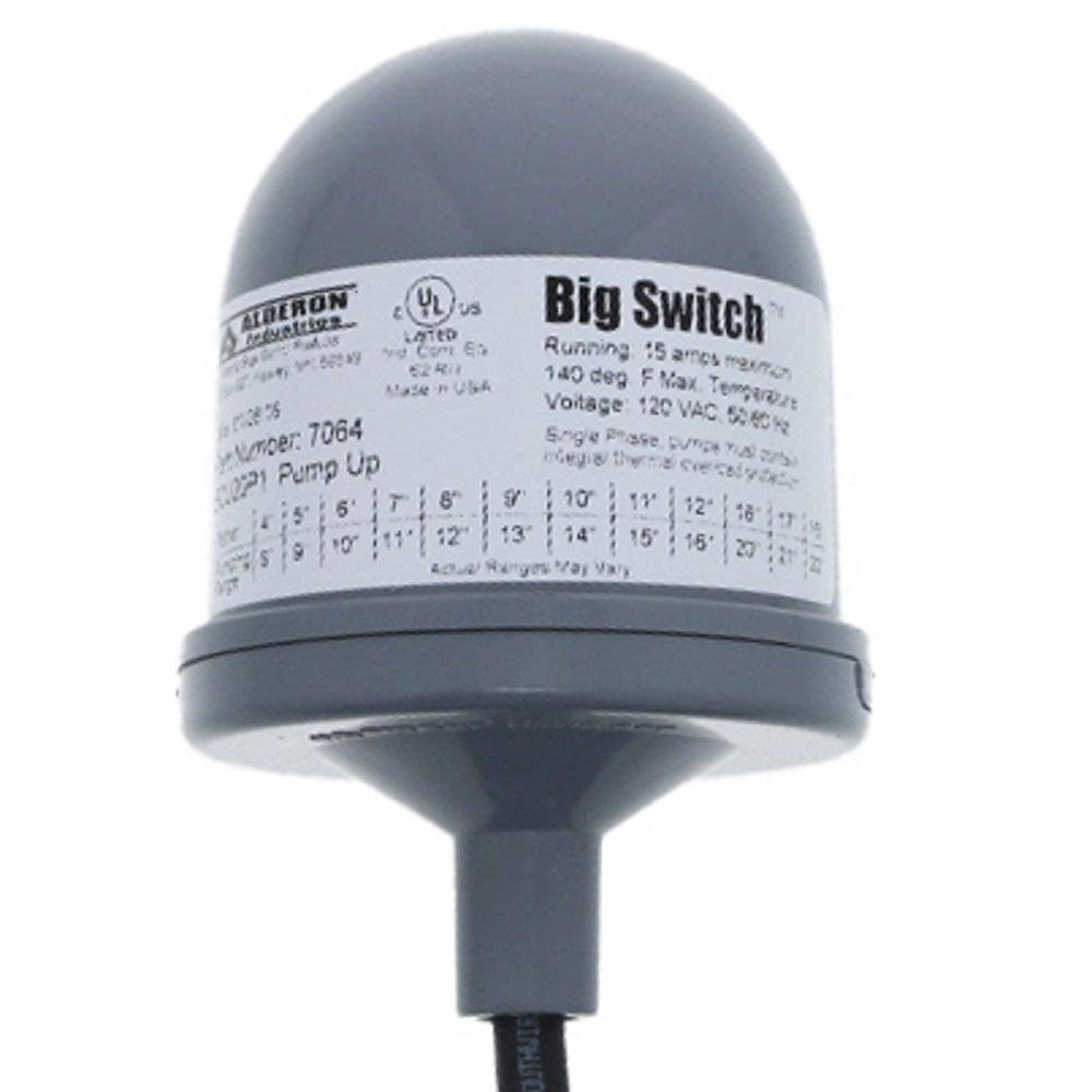 Alderon 200918 Pump Up Series Float Switches