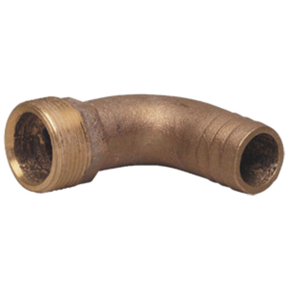 Watts Marine Bronze Pipe to Hose Adapter Elbow
