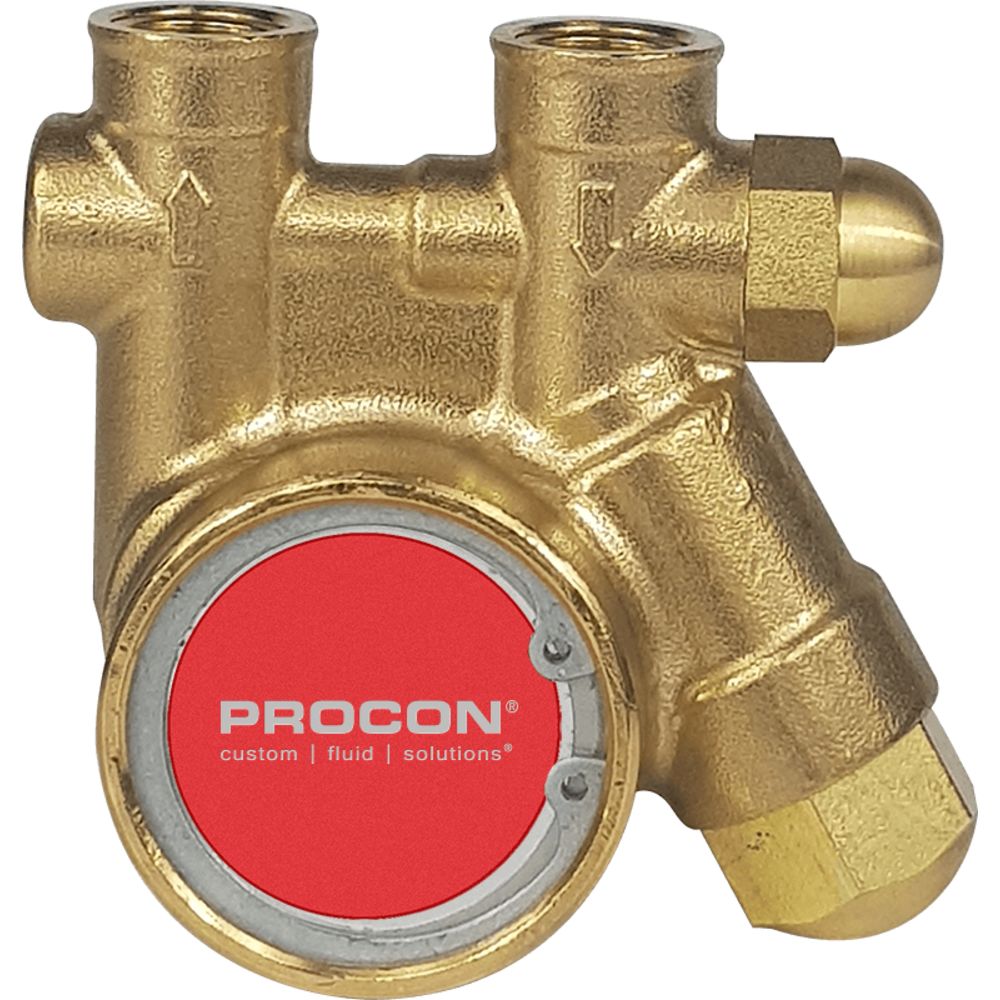 Procon Pump Rotary Vane Brass Pump Series 1 - 70 GPH 3/8" NPT w/ Standard-Non External Adjust