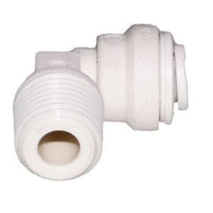 John Guest Fixed Elbow Polypropylene - 3/8 x 1/4 NPTF