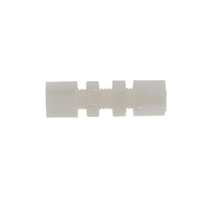 JACO 20-4-N-O Nylon Bulkhead Union 1/4 OD Tube x 1/4 OD Tube