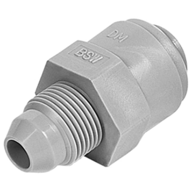 DMfit Straight BSW Male - 1/4" Push-in x 9/16" BSW