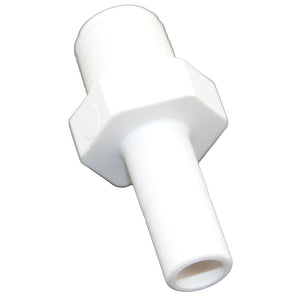 NeoFit - Polypropylene Natural White Stem Adapter 3/8" Stem x 1/4" NPTF