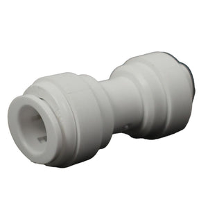 Union Connector Acetal 3/8 qc x 1/4 qc