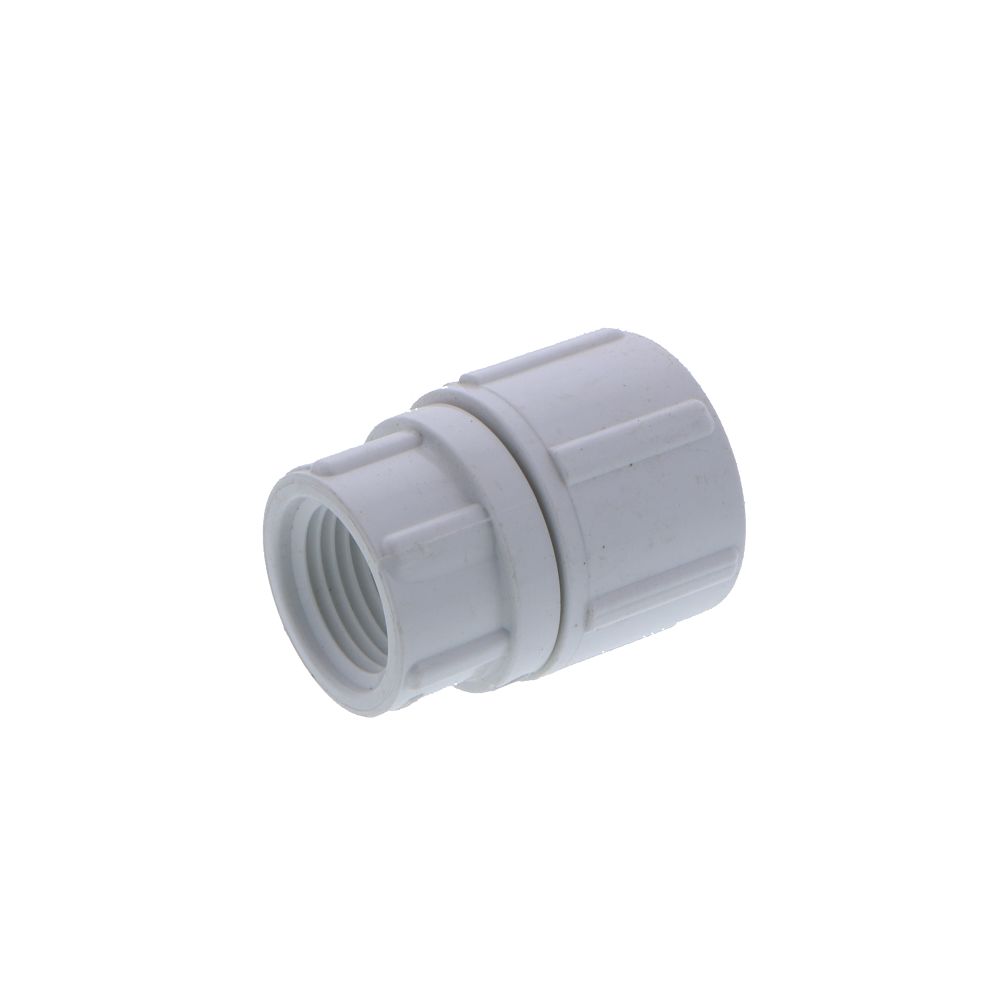 Garden Hose Adapter Female Swivel PVC - 3/4 FHT swivel x 1/2 FPT