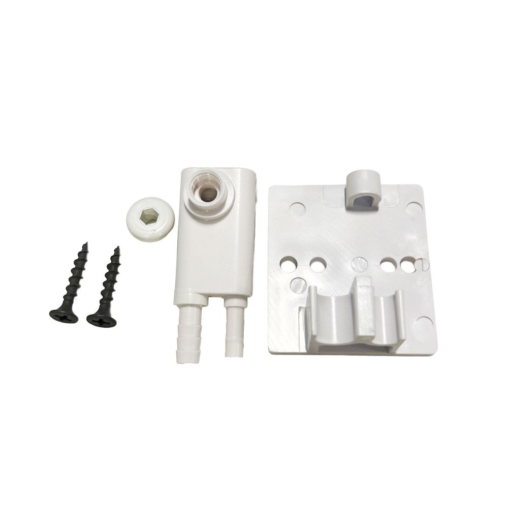 Wall Mount Air Gap 1/4 OD Tube Inlet x 3/8 OD Tube Outlet