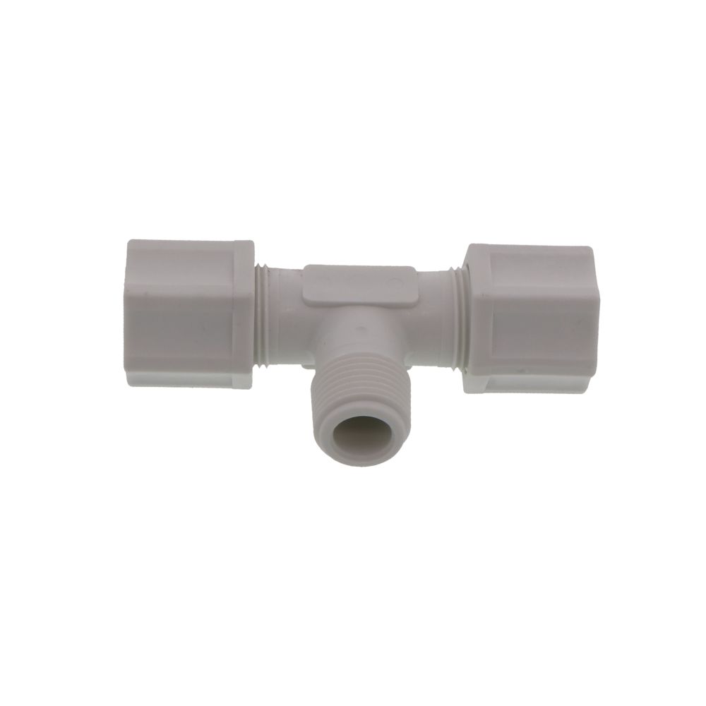 JACO 60-8-6-P-PG Polypropylene Male Branch Tee 1/2 OD Tube x 3/8 MPT