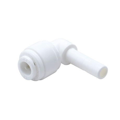 NeoFit - Acetal White Stem Elbow 1/4" tube x 1/4" stem