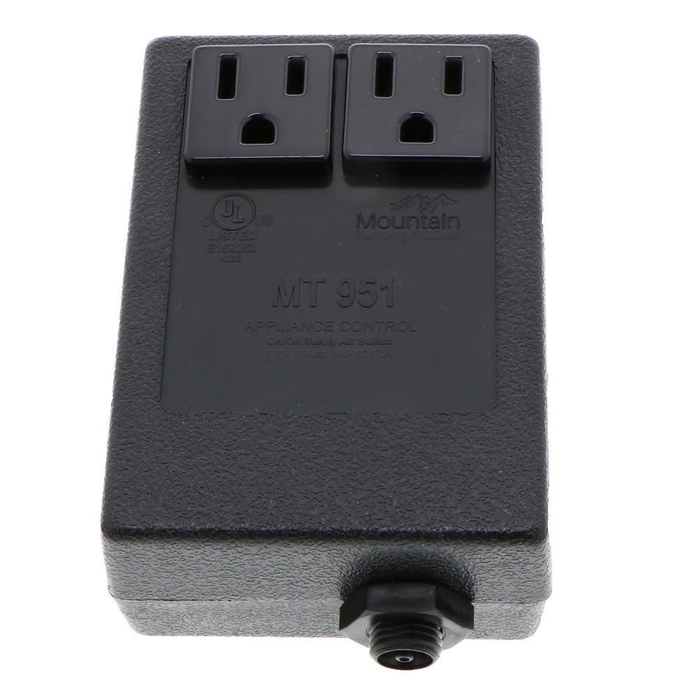 Mountain Plumbing MT952 Square Classic Touch Waste Disposer Air Switch